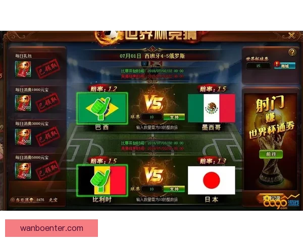 世界杯精彩赛事竞猜全攻略与最新热门推荐解析